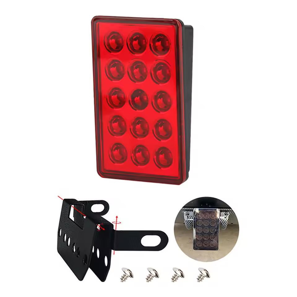 Feux arrière Style F1 LED universel Auto/Moto Rectangle