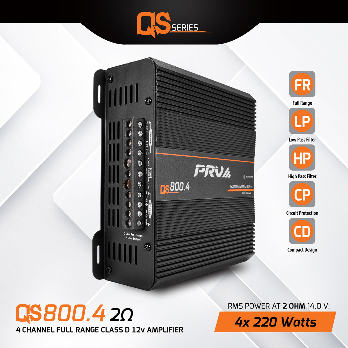 PRV QS800.4 2Ohm