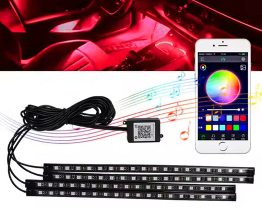 Éclairage intérieur Auto Bande LED RVB Multicolore