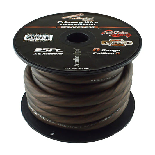 Câble d’alimentation NOIR 0 AWG (50 mm²) – OFC