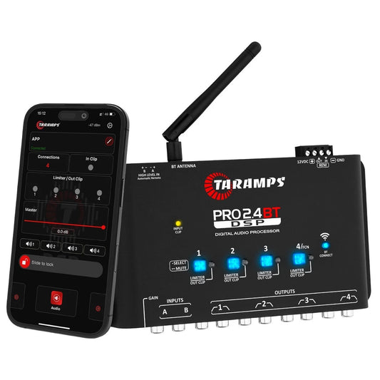 Taramps Pro 2.4 BT DSP – Processeur Audio Numérique Bluetooth
